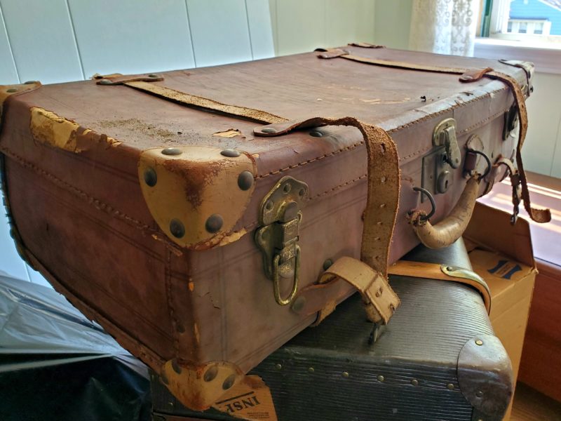 Old piece of luggage